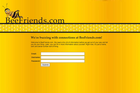 Bee Friends splash page
